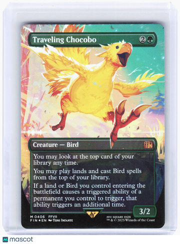 FINAL FANTASY Traveling Chocobo (Borderless) Foil Mythic #406