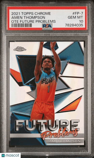 2021 Topps Chrome Amen Thompson #FP7 Chrome Rookie PSA 10