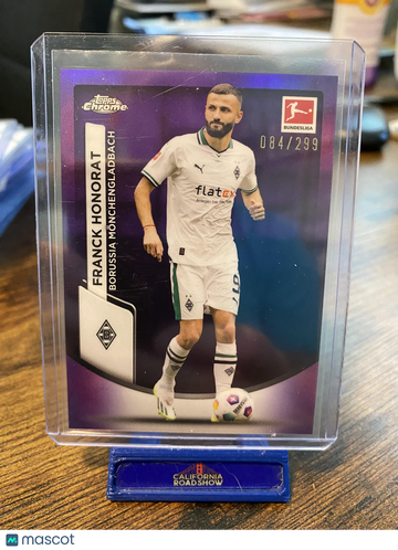 2024 Bundesliga Franck Honorat #80 Purple RefractorPurple Refractor Seriel Numbered