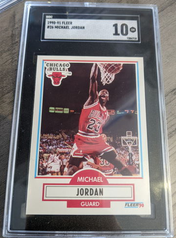 1990 Fleer 26 Michael Jordan SGC 10