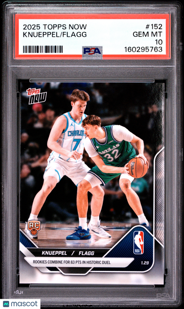 2025 Topps Now Knueppel Flagg #152 PSA 10