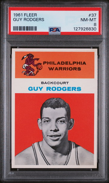 1961 Fleer Guy Rodgers #37 PSA 8
