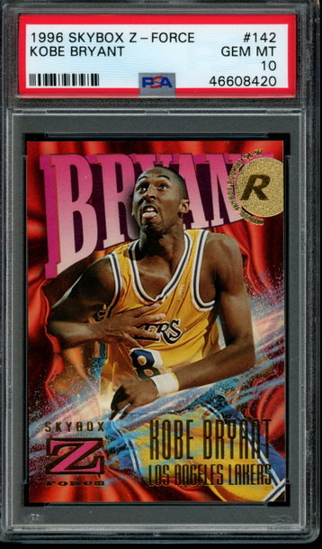 1996 Skybox Z-Force #142 Kobe Bryant PSA GEM MINT 10