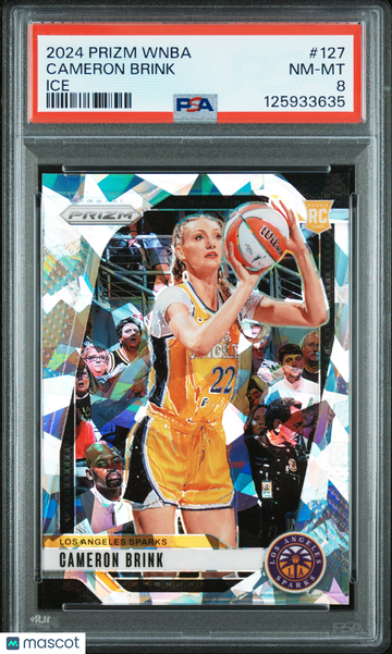 2024 Panini Prizm WNBA Cameron Brink #127 Ice Short Print Nicely Centered Mint Parallel/Variety Rookie Base Set Insert L