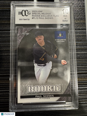 2023 Leaf Special Release Rookie Exclusive Flag Paul Skenes #FL12 BCCG 10
