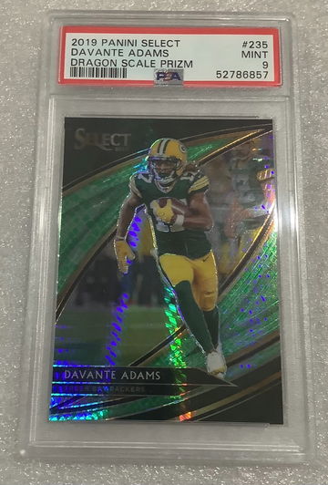 2019 Select Dragon Davante Adams Field Level /88 Psa 9 Packers 