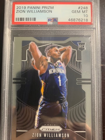 2019-20 Prizm Zion RC PSA 10 