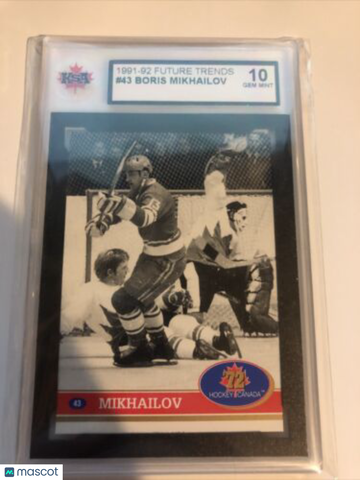 1991-92 Future Trends '72 Hockey Canada Boris Mikhailov #43 KSA 10