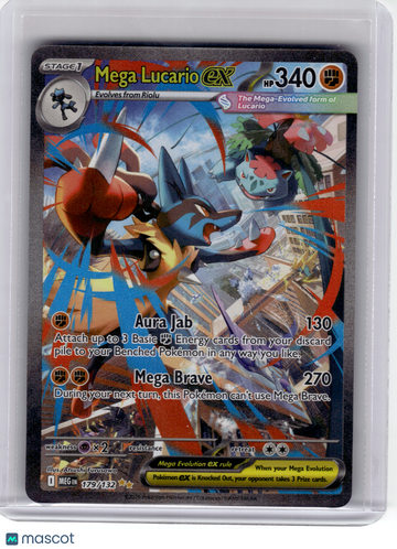 Mega Evolution Mega Lucario ex Holo Special Illustration Rare #179/132
