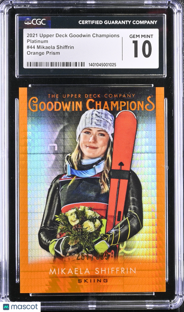 2021 Goodwin Champions Mikaela Shiffrin #44 CGC 10