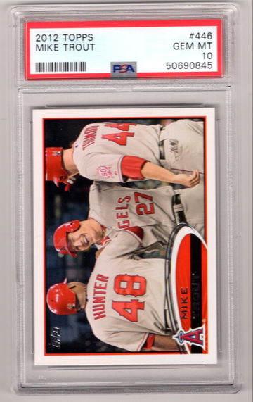 2012 Topps Mike Trout Angels PSA 10