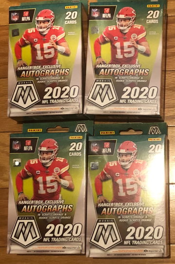 2020 mosaic football hanger lot 4