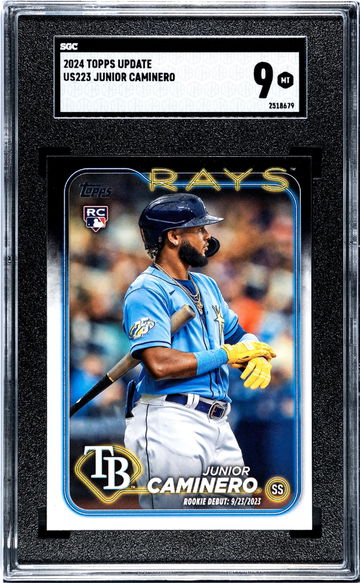 2024 Topps Update #US223 Junior Caminero SGC 9