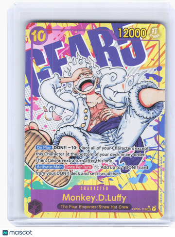 Awakening of the New Era Monkey.D.Luffy Foil Secret Rare (Alt Art) #OP05-119