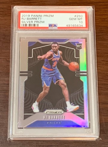 2019 Prizm RJ Barrett Silver PSA 10
