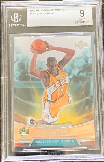 2007 Upper Deck Kevin Durant Rookie #11 BGS9