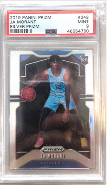 Ja Morant 2019 Panini Prizm Silver #249 PSA 9