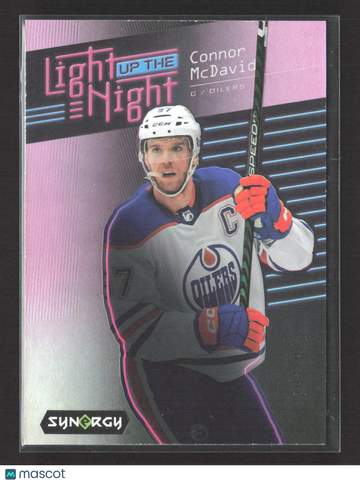 2024 Upper Deck Synergy Light Up The Night Connor McDavid #LN-MC