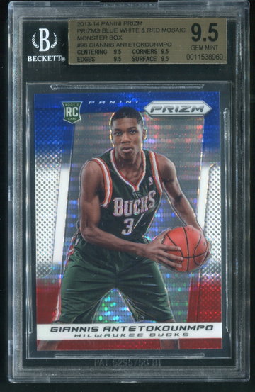 Giannis Antetokounmpo 2013 prizm red white blue rwb