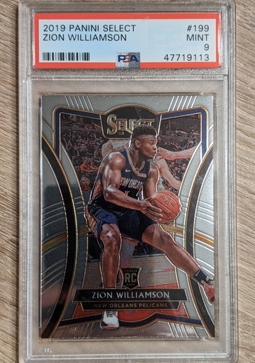 Zion Williamson 2019 Select #199 PSA 9