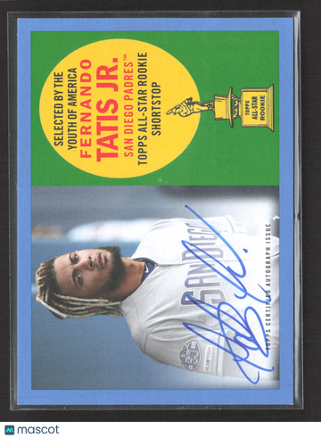 2020 Topps Archives Fernando Tatis Jr. #60ARA-FTJ Blue Border Topps All-Star Rookie Auto