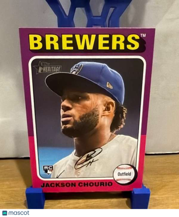 2024 Topps Heritage Jackson Chourio #632