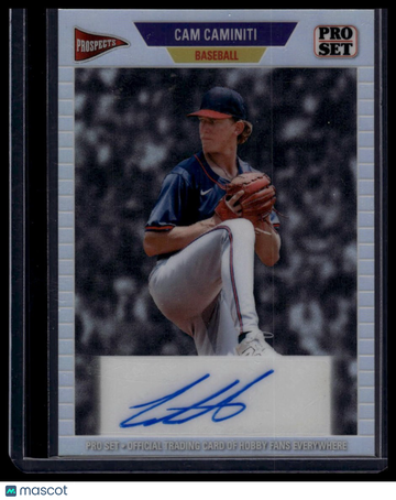 2026 Pro Set Metal - 1989 Pro Set Autographs Prismatic Silver Cam Caminiti #89A-CC1 AU SN