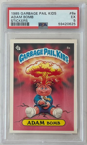1985 Garbage Pail Kids Adam Bomb 8a Series OS 1 - PSA 5
