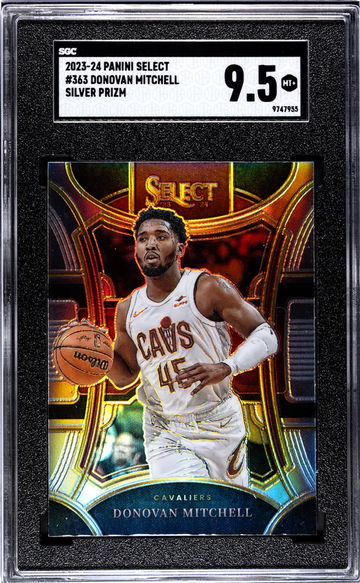 2023 Panini Select Silver Prizm Donovan Mitchell #363 SGC 9.5