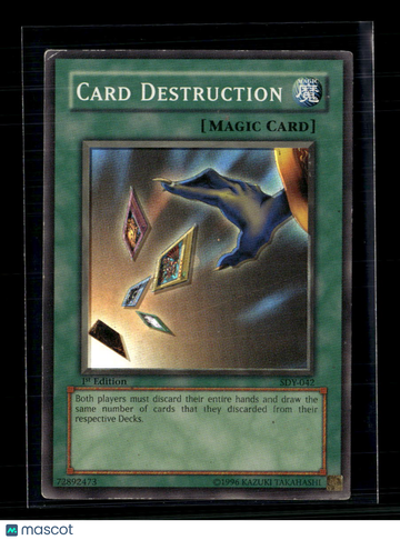2002 Konami Yu-Gi-Oh! Starter Deck Yugi Card Destruction 1st Edition