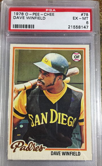 Dave Winfield 1978 O-Pee-Chee PSA 6