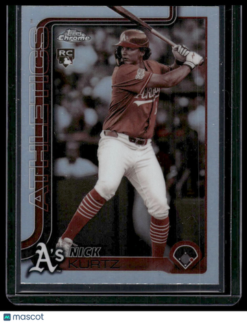 2025 Topps Chrome Nick Kurtz #USC178 Sepia Refractor RC