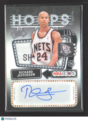 2026 Topps Hoops Basketball Hoops Signs Richard Jefferson #HS-RJ