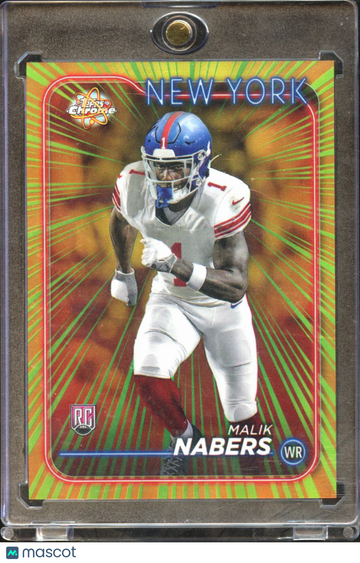 2024 Topps Chrome Radiating Rookies Malik Nabers #RR-9 RC