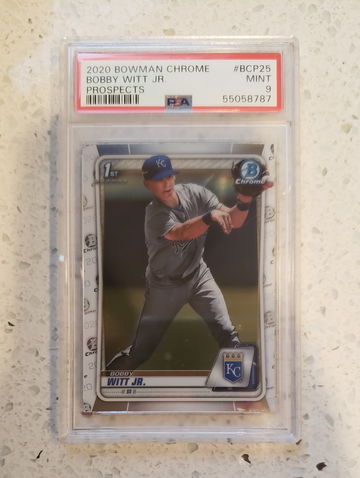 2020 Bowman Chrome Bobby Witt Jr. Rookie PSA 9