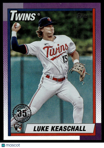 2025 Topps Update Luke Keaschall #U90-1 1990 Topps Baseball 35th Anniversary