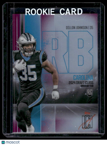 2024 Topps Signature Class Dillon Johnson #RCV-131 Base Rookies Chrome Variation Magenta Refractor SN
