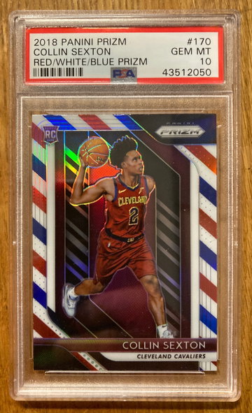 Collin Sexton 2018 Prizm Red White Blue 