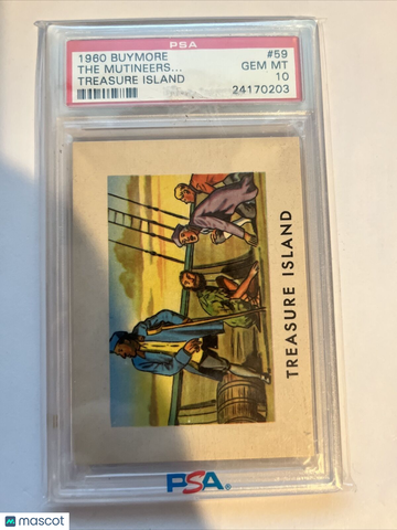 1960 Buymore Treasure Island The Mutineers.. . #59 PSA 10
