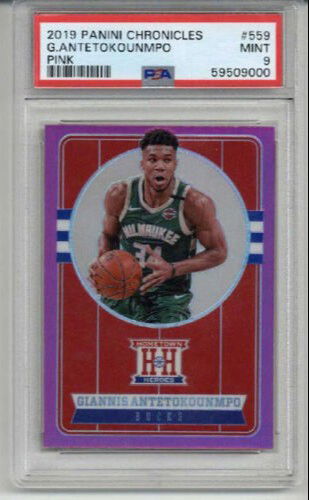 2019 PANINI CHRONICLES #559 GIANNIS ANTETOKOUNMPO MILWAUKEE BUCKS PSA 9
