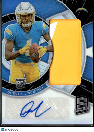 2023 Panini Spectra Prizm Quentin Johnston #RAD-QJO /60 RC Authentic Memorabilia