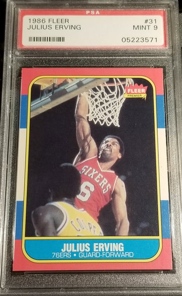 1986 Fleer Julius Erving