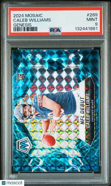 2024 Panini Mosaic Caleb Williams #289 Genesis PSA 9
