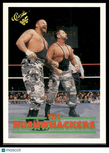 1989 Classic WWF The Bushwhackers (Butch & Luke) #116