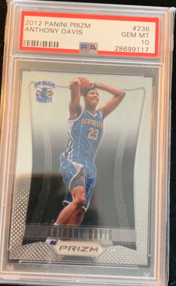 2012 Prizm Anthony Davis PSA 10