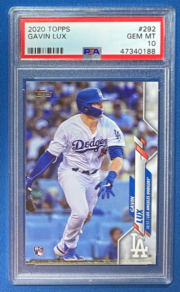 Gavin Lux 2020 Topps RC PSA 10