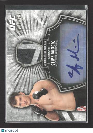 2012 Topps UFC Bloodlines Stipe Miocic #FAR-SM /279 Authentic Fighter-Worn Relic