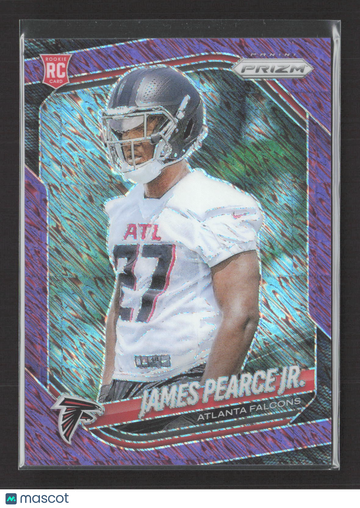 2025 Panini Prizm Football James Pearce Jr. #364 Purple Pulsar RC