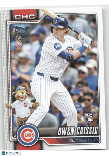 2026 Topps Series One Owen Caissie #233 Hidden Mascot RC