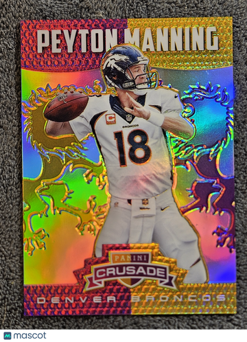 2014 Rookies and Stars Crusade Peyton Manning #18 Purple Prizm /49